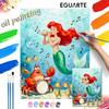 Digital Oil Painting Diy Oil Painting Hand Painting Mermaid Undersea Music Living Room Bedroom Decoration Painting