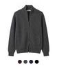 Cutz Two-Way Zip-Up Knit Cardigan - 4 Colors