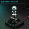 General M4 Chassis Heat Sink Fan Vertical Magnetic Suction Screw Nut Fan Fixed Cabinet Machine Heat Dissipation DIY Modification