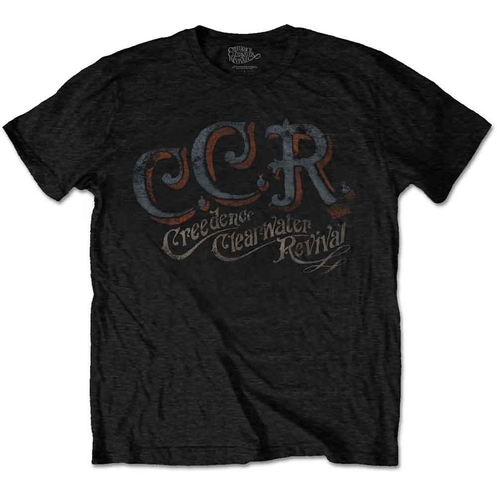 Creedence Clearwater Revival CCR T-Shirt Black New XL