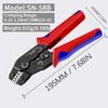 1pc Labor-Saving Crimping Tool, SN-58B Pliers for Spade Insulated Terminals, Ratchet Mechanism for Precise Crimping