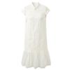 Sancai New Chinese Style Jacquard Patchwork Midi Dress
