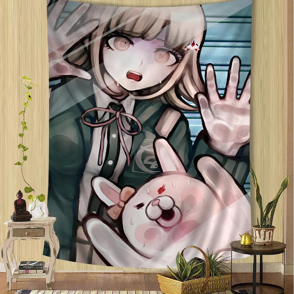 

VIKAMA Представляет Аниме Гобелен Дзюнко Эносима из Danganronpa Идеально Подходит для Декора Стены Спальни, Комнаты в Общежитии и Комнаты в Японском Аниме Стиле 74x94cm(29x37in)