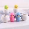 Learning Supplies Animal Eraser Eggshell Eraser Chicken Egg Erasers Chicken Baby Eraser Stationery