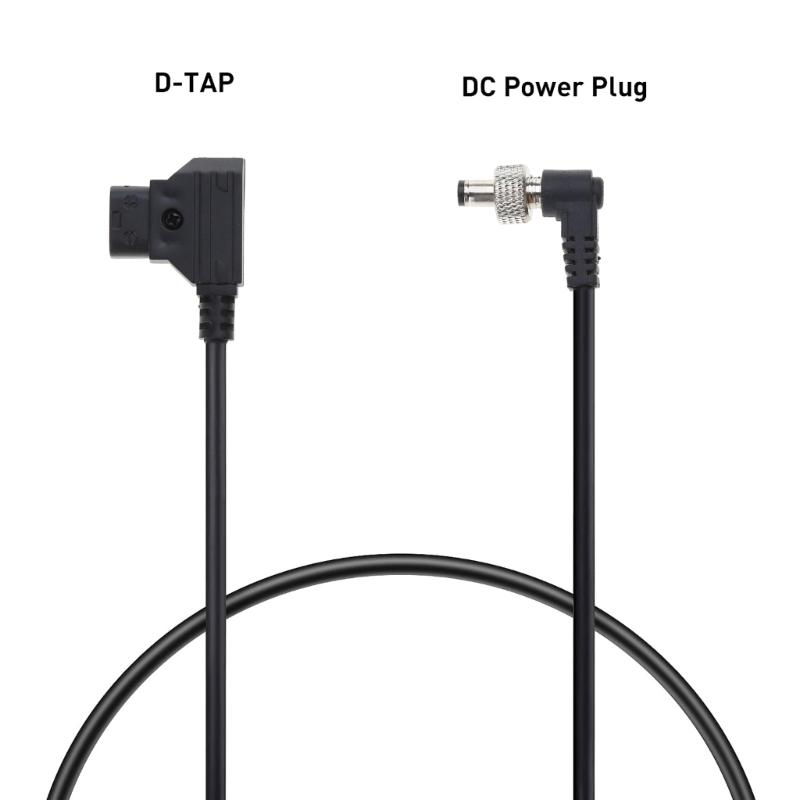 D-Tap to Locking DC2.1/2.5mm Monitors Straight Cable Power Cable for Atomos Video Assists Monitors Accesories