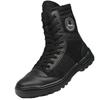 Men's Lined High-Top Canvas Combat Boots