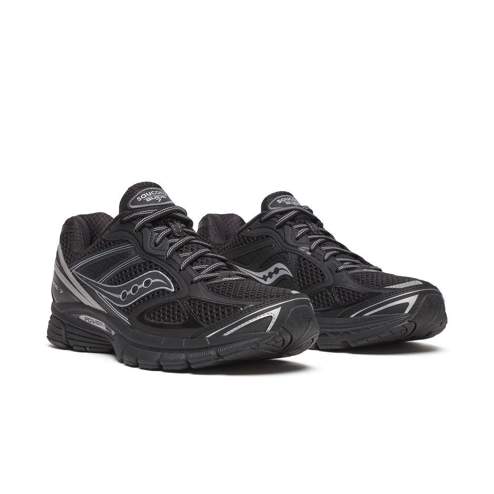 Saucony ProGrid Guide 7 Black Silver Men Sneakers S70936-16