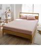 Nissen Fitted Cotton Terry Enveloping Sheet Mattresses and Mauve Sheet, 100% Cloth, (for Futons), Pink, Semi-Double