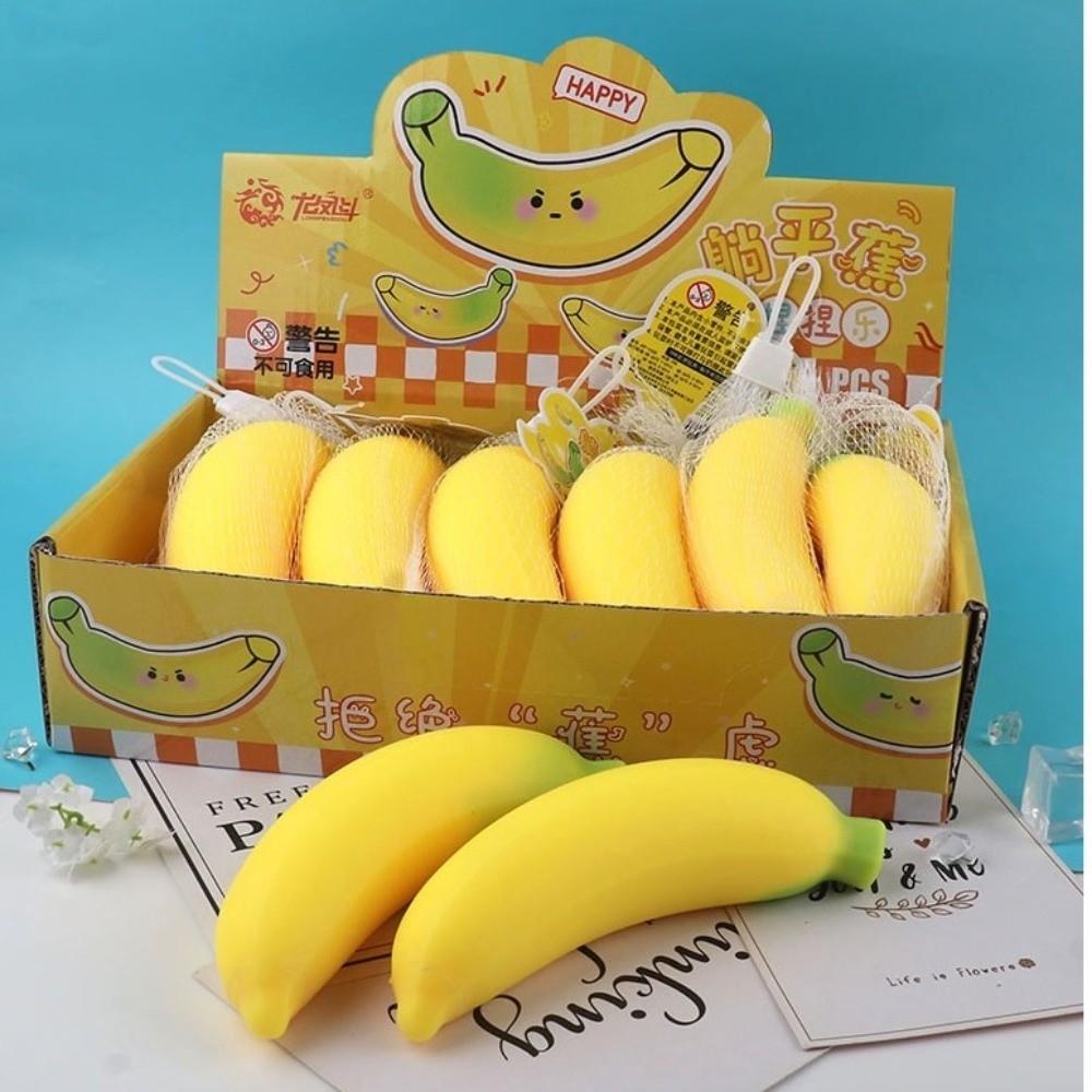 Fruit Banana Fidget Toy Slow Rebound Kneading Toy Creative Squeeze Toy For Adult