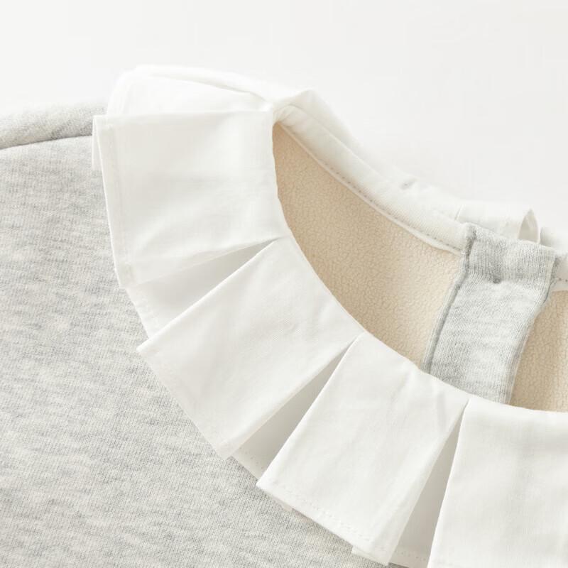 DAVE & BELLA Girls' Plush Winter Sweatshirt