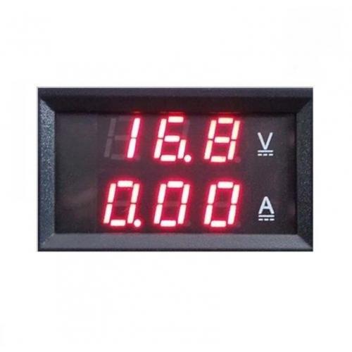 DC 0-100V 0-200V 10A Dual LED Digital Voltmeter Ammeter Car Motocycle Voltage Current Meter Volt Detector Tester Monitor Panel