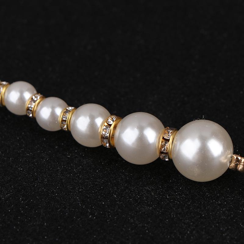 Cute 100-120Cm Purse Pearl Strap Beaded Chain Replacement Bag Pearl Chain Diy Bag Accessory Handbag