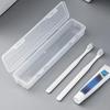 1Pcs Portable Toothbrush Box Plastic Travel Toothbrush Case Transparent Toothbrush Holder Organizer Travel Practical Accessories