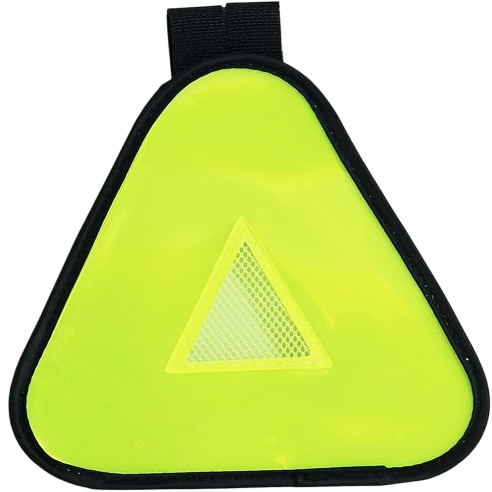 

Reflective Yield with Strap – High-Visibility Night Safety Reflector for Bike, Backpack & Car Rack One Size