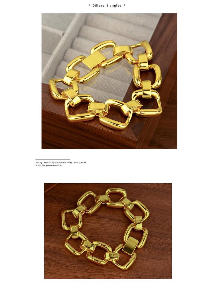 Trendy Retro French Heavy Industry Women's Bracelet - Niche Versatile Style