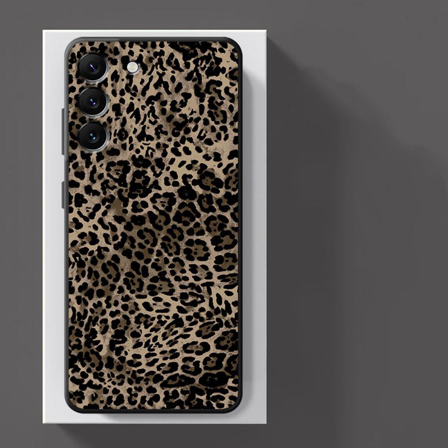 Funda Phone Cover Case for Xiaomi Redmi Note 12 Pro 9 10S 9S 13 Pro Plus 14 11s 12s 7 8 11 10 Leopard Print Pattern