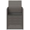 Garden Dining Chairs 2 pcs Light Grey and Anthracite PP