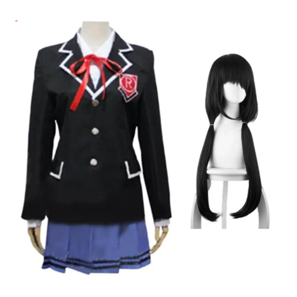 Date A Live Kurumi/Tohka/Yoshino Cosplay Costume Anime Role Play Outfit for Halloween Carnival