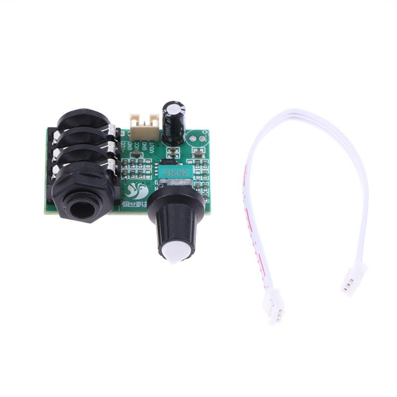 High-Impedance Tl072 12V Guitar Instrument Signal Amplifier Operational Amplifier Preamp Board