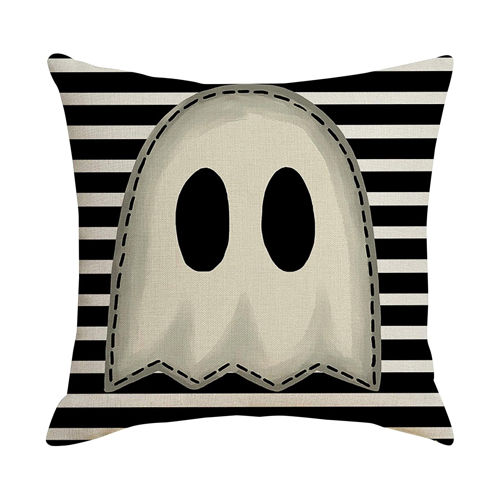 

Чехол на подушку на Хэллоуин для гостиной, дивана, спальни, односторонняя льняная подушка One Size