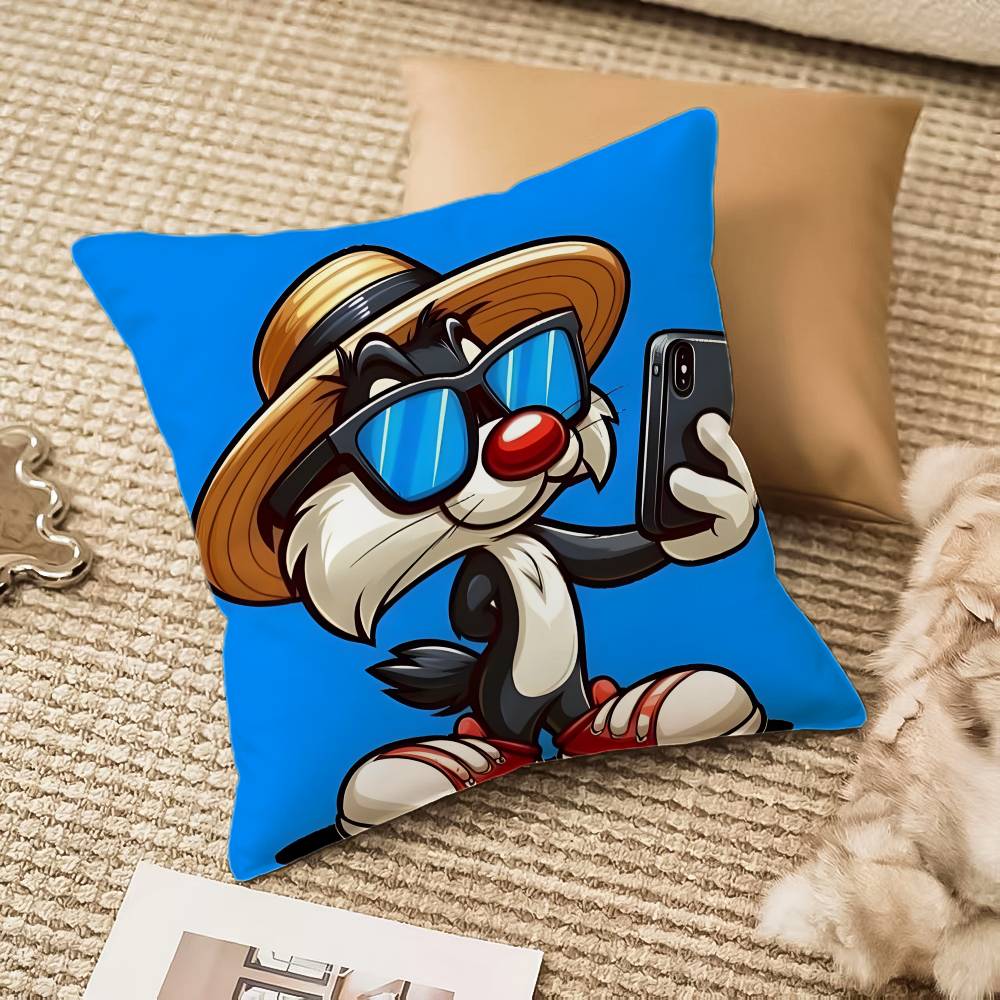 Sylvester Pillow Case Anti-dustmite Invisible zipper Sofa Bed