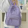 Schoolbag Backpack Women's 1011 New Multi-Pocket College Student School Bag Premium Sense Versatile Large Capacity Travel Ladies Backpack