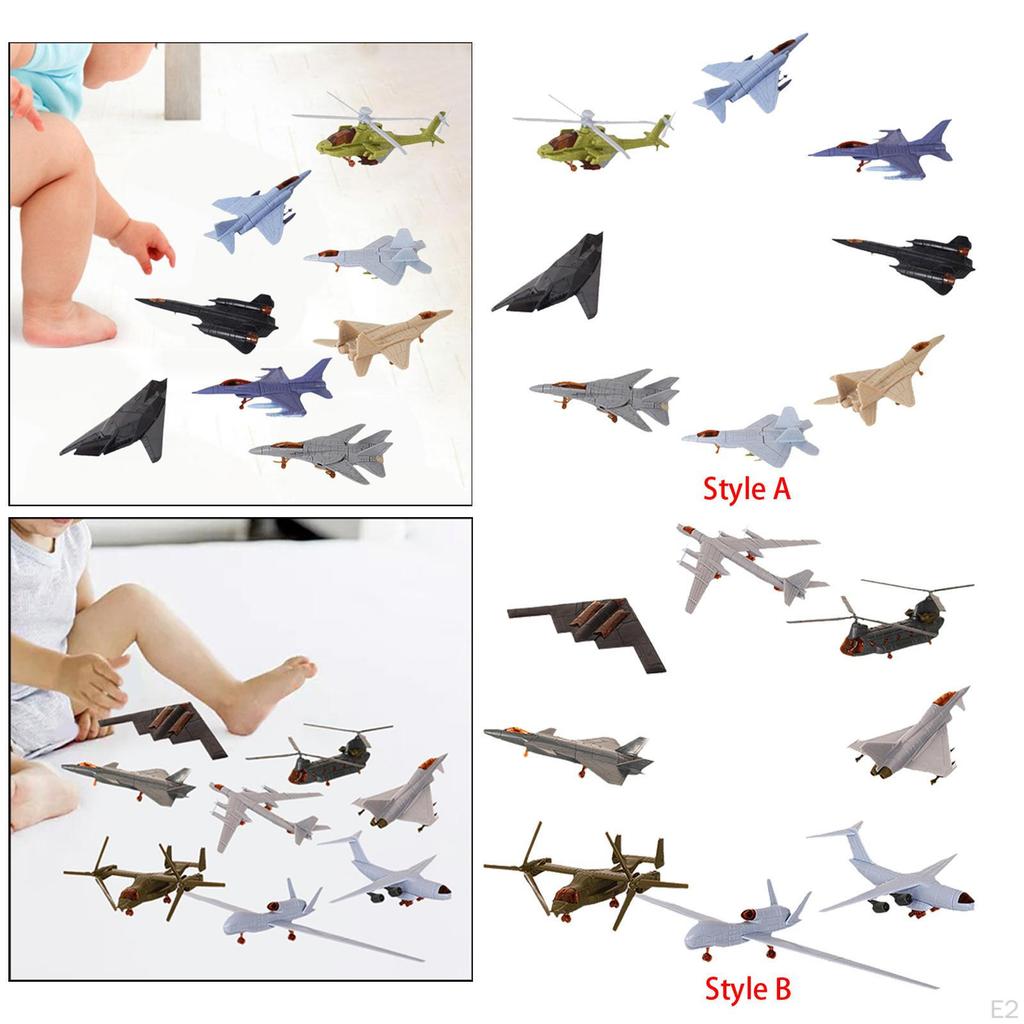 Airplane Model DIY Glider Puzzle Kit Counter Table Decoration for Teens Gifts