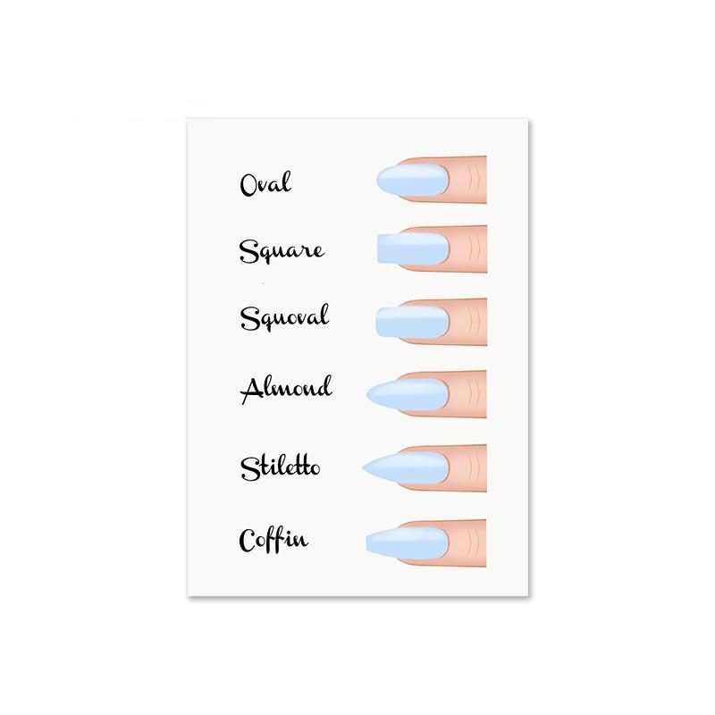 Módní tvary nehtů Plátno Malba Manikúra Obchod Plakáty a Tisky Nástěnné Umění Obrázek pro Kosmetický Salon Pokoj pro Dívky Dekorace