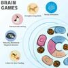 Hundepuslespill Leker Slow Feeder Interactive Økning Hunder Mat Puslespill Mater Leker for IQ-trening Mental berikelse Hundegodbit-puslespill