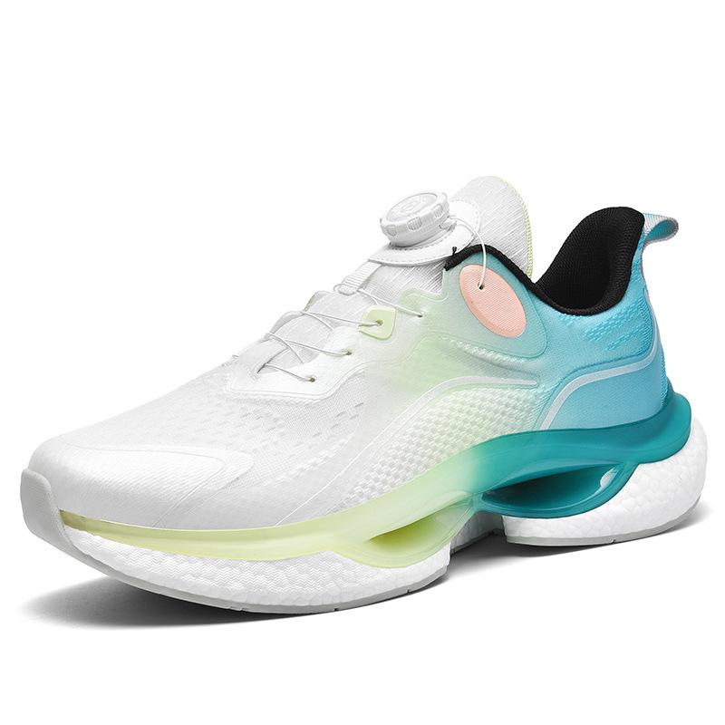 Sneakers Ice Silk Mesh Breathable Jogging Shoes Fashion Trend Casual Couple Tide Real Popcorn Men's Shoes