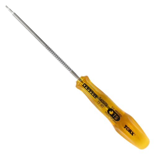 

VESSEL Power Grip Torx Driver, TORX T5 x 80mm, B-5400TX