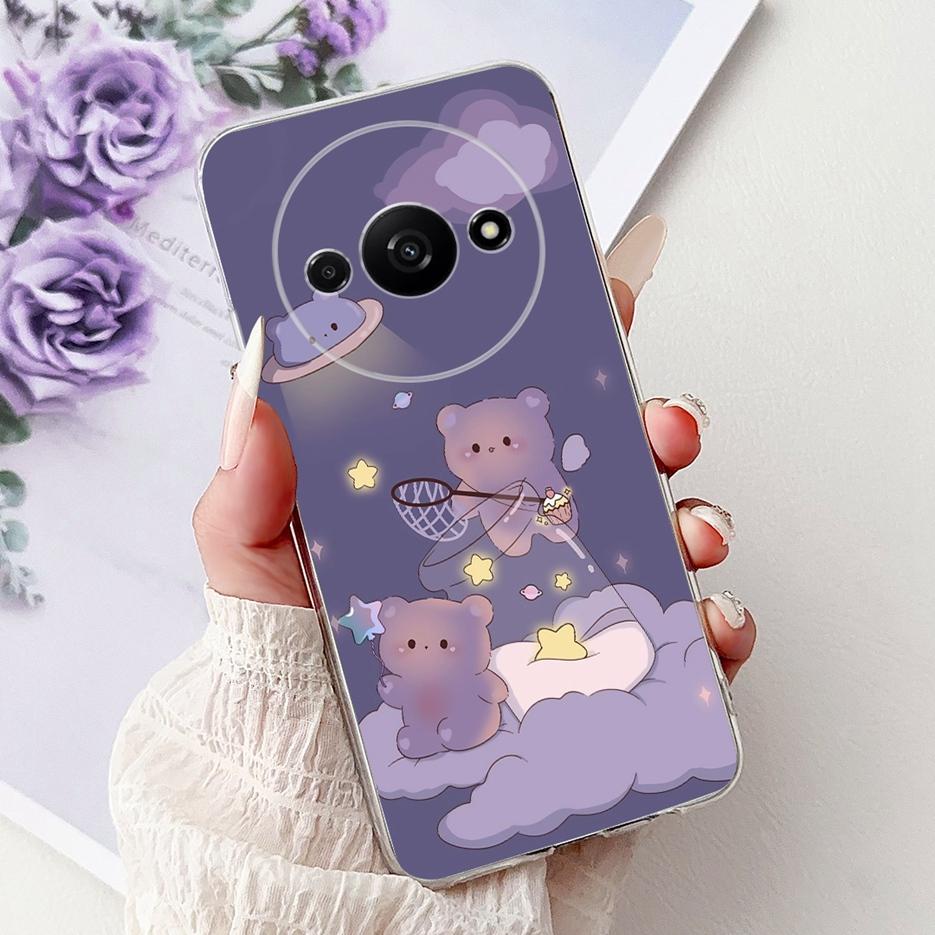 Für Xiaomi Redmi A3 A3x A4 Hülle RedmiA3 Pro Stilvolles Bemaltes Cover Weiche Dünne Handyhülle Für Xiaomi Redmi A3 Pro A3x RedmiA4 Schale