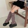 Campus Style Leg Warmers Gothic Ruffle Long Socks Leggings Gaiters Autumn Winter Flare Cuffs Ankle Heaps Socks