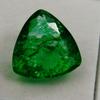 Natural Colombian Emerald Trillion Cut 6 Carat Green CERTIFED Loose Gemstone A-5897