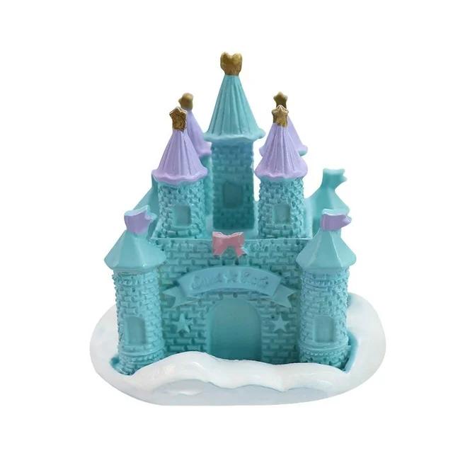 Trojrozměrná silikonová forma Castle Diy Crystal Epoxidové lepidlo Starožitná silikonová forma dortová forma