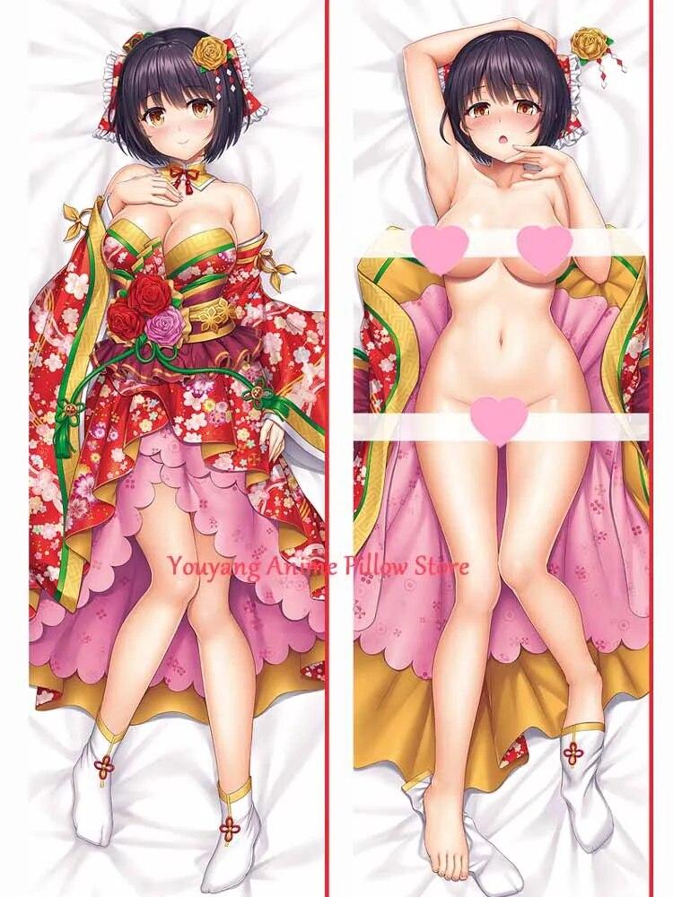 

Наволочка Dakimakura Anime Kako Takafuji, двусторонний принт, в натуральную величину, высокое качество, 2WAY, наволочка, подарки отаку 40x120cm Peach Skin