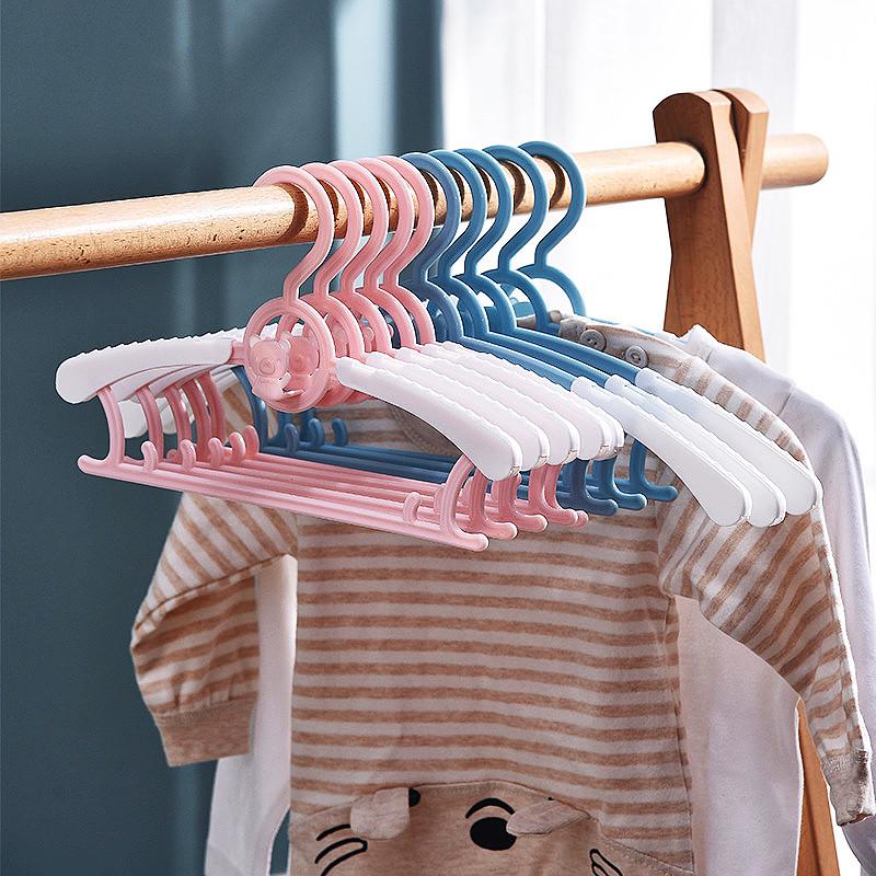 Retractable Infant & Baby Clothes Hangers - Small Size Drying Rack for Newborns and Kids