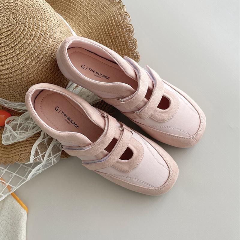 Fashion SUOJIALUN Autumn New Brand Women Flat Shoes Fashion Round Toe Ladies Casual Sneaker Soft Flat Heel Outdoor Dress Mary Jane Shoes