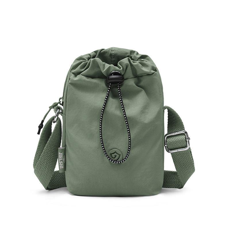 Sommer neue Umhängetasche multifunktionale lässige Umhängetasche minimalistische Kordelzugtasche Trinkflaschentasche Sport Damen Tasche