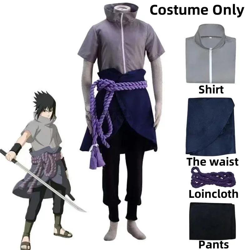 Jauns Anime Uchiha Sasuke Cosplay Tērps