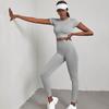 Women's High-End Summer Yoga Suit - Double-Sided Brushed, Breathable, Nude-Feel Sports Set