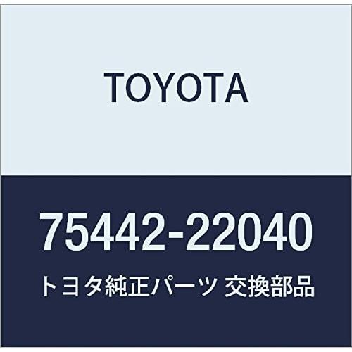 

Оригинальные детали TOYOTA Задняя табличка № 1 Номер детали 75442-22040