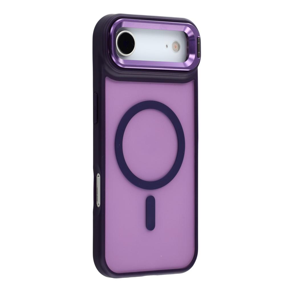 For iPhone Air Case Compatible with MagSafe Lens Kickstand TPU + PC Matte Phone Cover