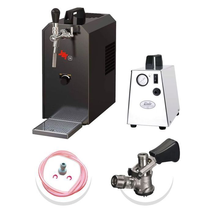 Tireuse à bière - ICH-ZAPFE.DE - JET 30 - 35 litres/h - Refroidissement rapide - Pompe à bière 1 ligne