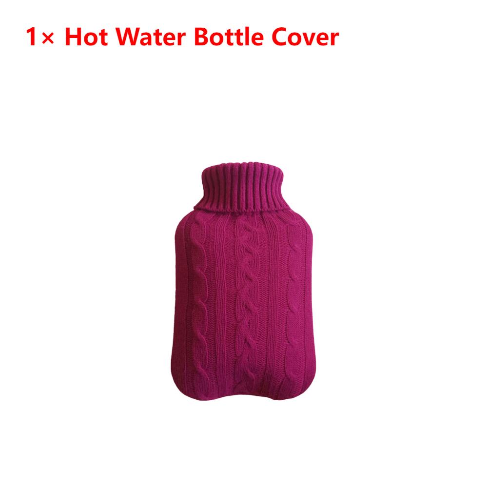 2000ml Large Hot Water Bag Electric Water Bag Hot Water Bottle Plush Hand Hot Pack Cover Reusable Big Hand Warmer Water Bottle