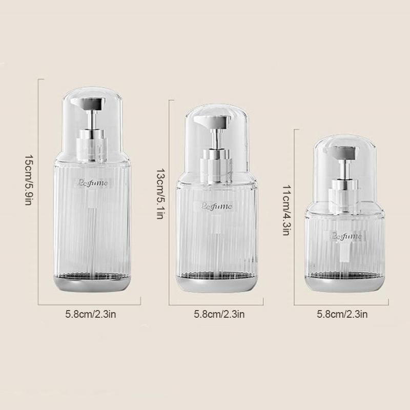 60/90/120ML Liquid Soap Dispenser Bottle Empty Pump Refillable Bathroom Shampoo Bottles Liquid Container Shampoo Dispenser Decor