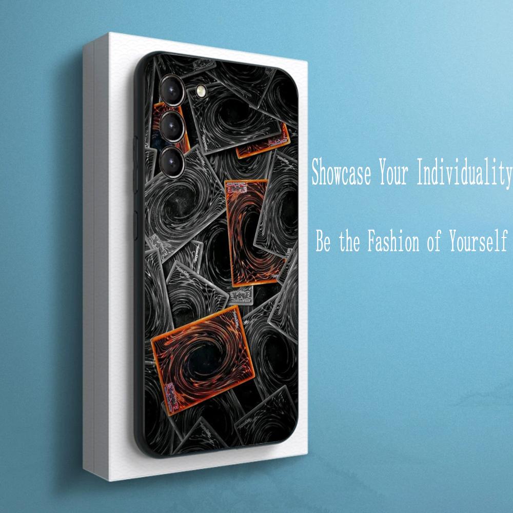 

Yugioh Classic anime pattern ins Phone Case For Samsung Galaxy S25 S24 S23 S22 S21 S20 Plus Ultra Note20 Limited Soft Black Samsung S21 Ultra