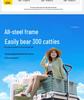 Foldable Outdoor Camping Cart - Portable Trolley for Travel and Picnic Essentials