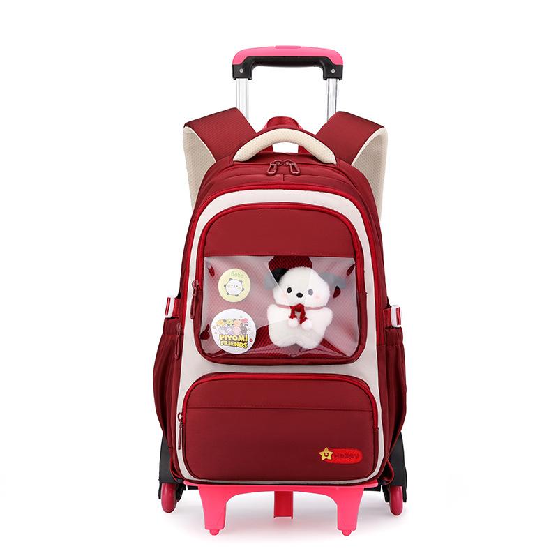 Rucsac școlar cu role cu șase roți, Troler, Rucsac pentru student ZRY5209