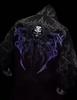 Breathedivinity Skull Print Zipper Hoodie - American Trendy Dark Style for Autumn/Winter